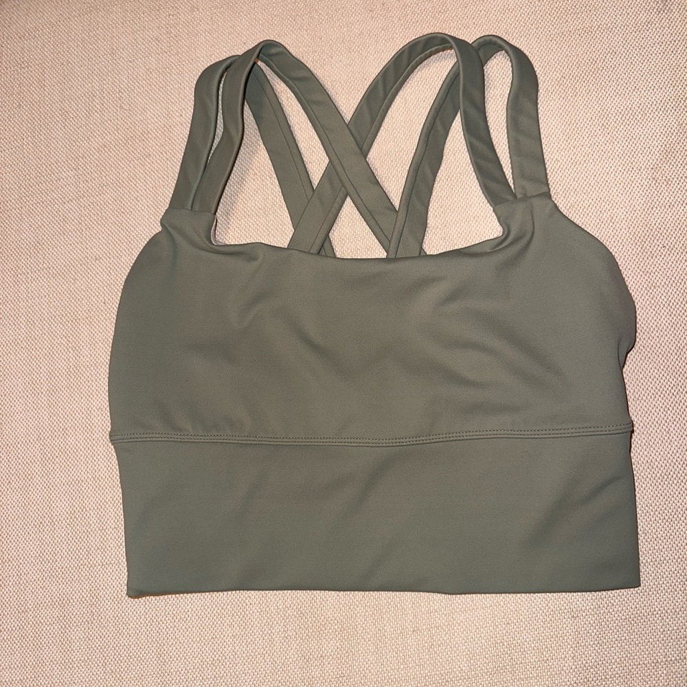 SOLD Senita Athletics Sierra Sports Bra in Olive Green